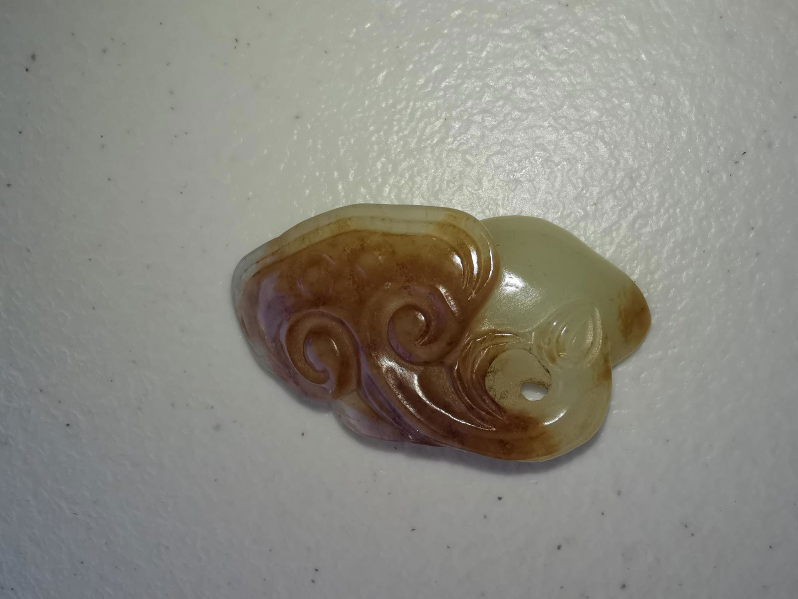 ANTIQUE JADE CARVING ORNAMENT LINGZHI (1 of 5)