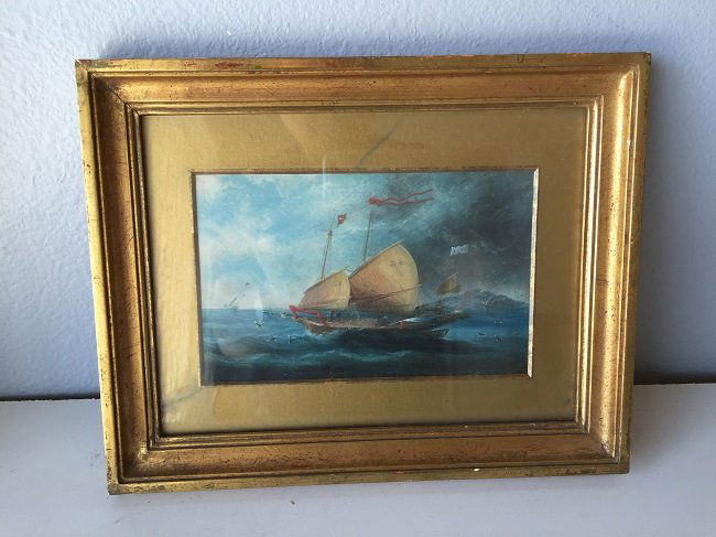 China Export Oil Painting Sail Boat (1 of 4)