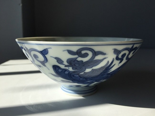 Chinese White and Blue Porcelain Bowl (1 of 7)