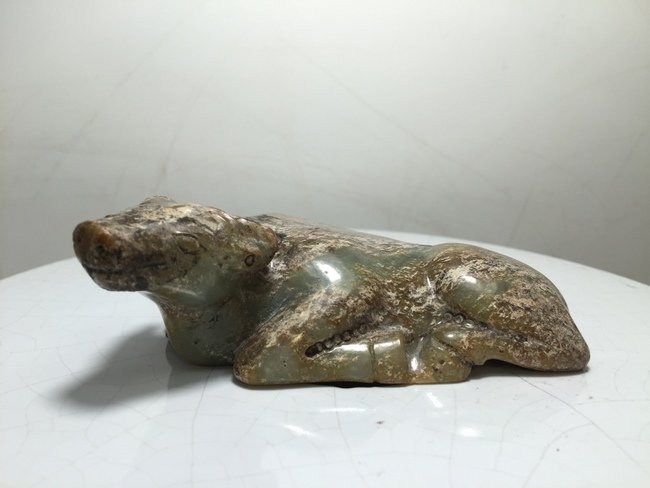 Chinese Jade Carving Ox (1 of 8)