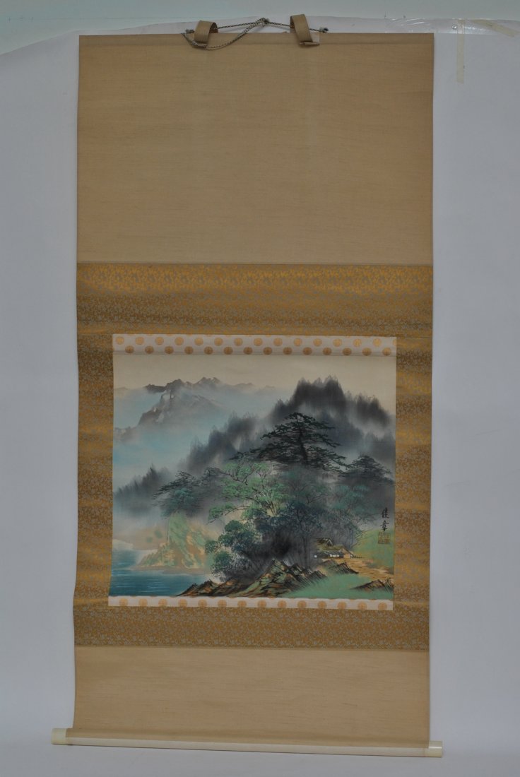 ASIAN SCROLL HAND PAINTED (1 of 4)