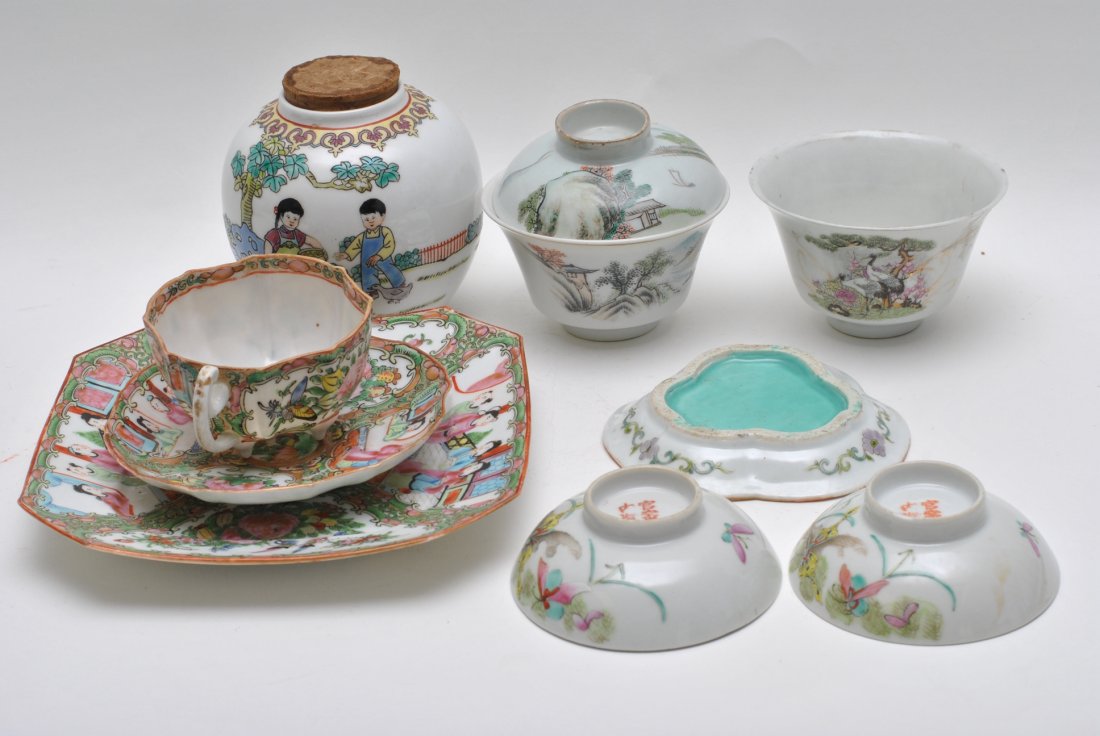 mixed asian porcelain plates (1 of 4)