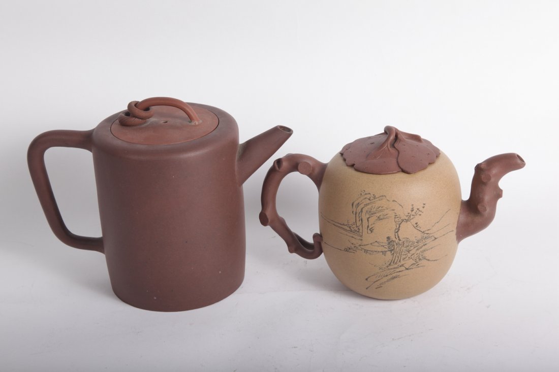 Chinese Yixing Zisha teapot lots (1 of 3)