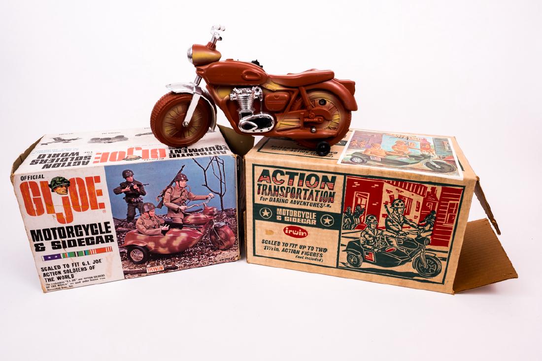 3 Irwin Motorcycles with Side Cars (1 of 5)