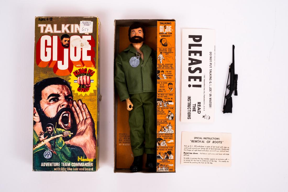 1974 Talking G.i. Joe Black At Commander With Kfg