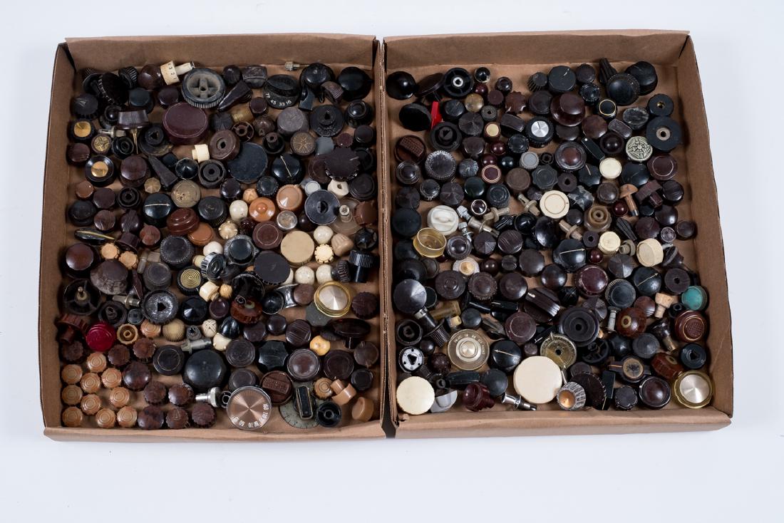 Large Lot of Vintage Radio Knobs (1 of 1)