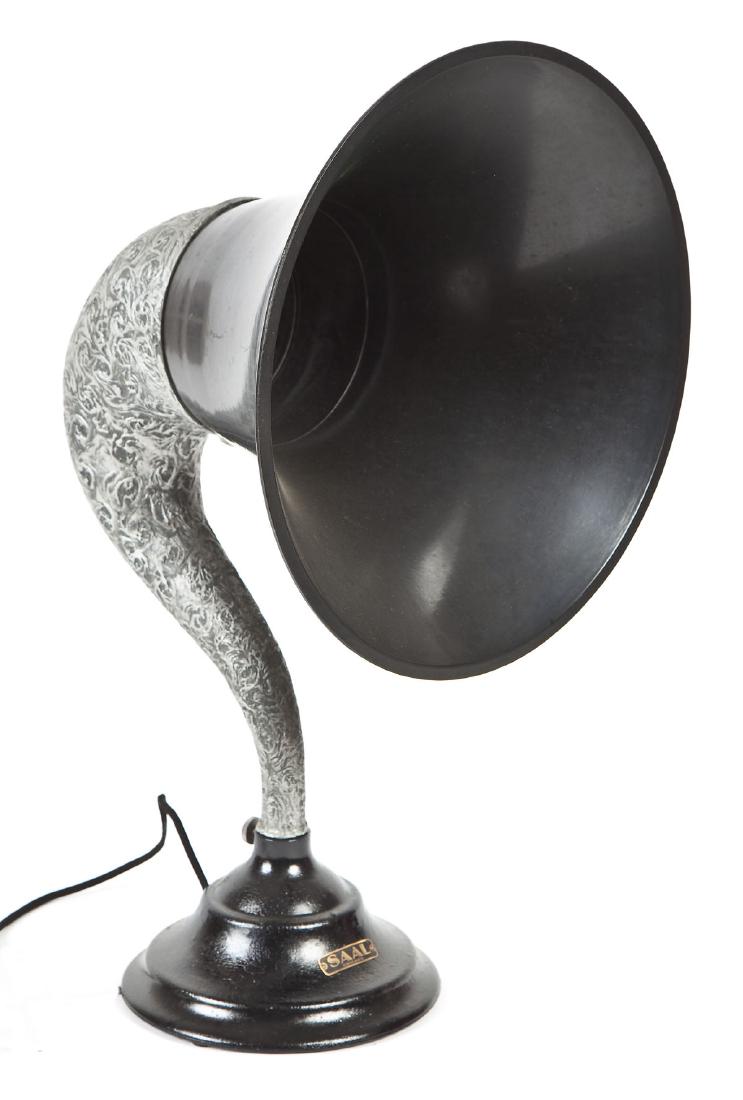 1920's Saal Horn Speaker with Bakelite Bell (1 of 4)