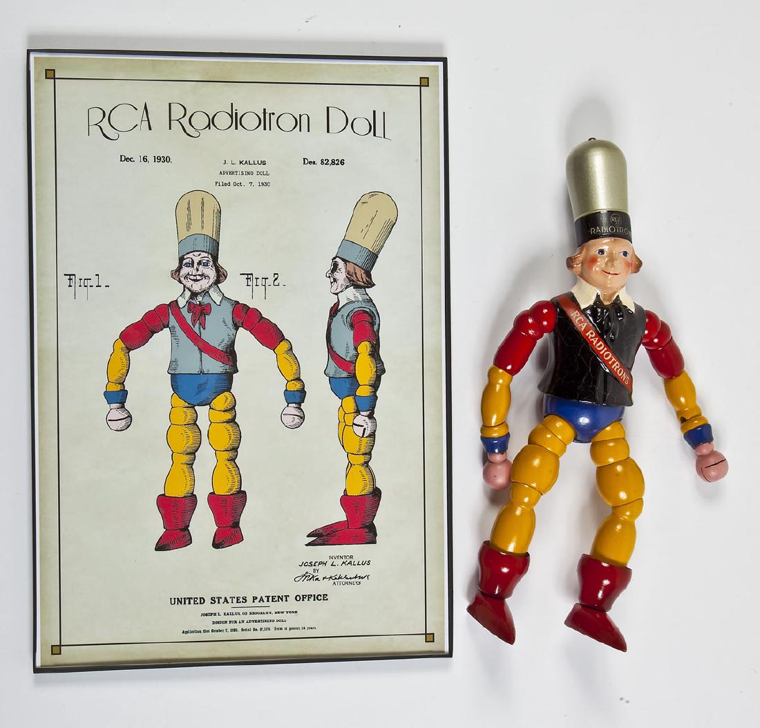 RCA Radiotron Advertising Doll & Poster (1 of 5)
