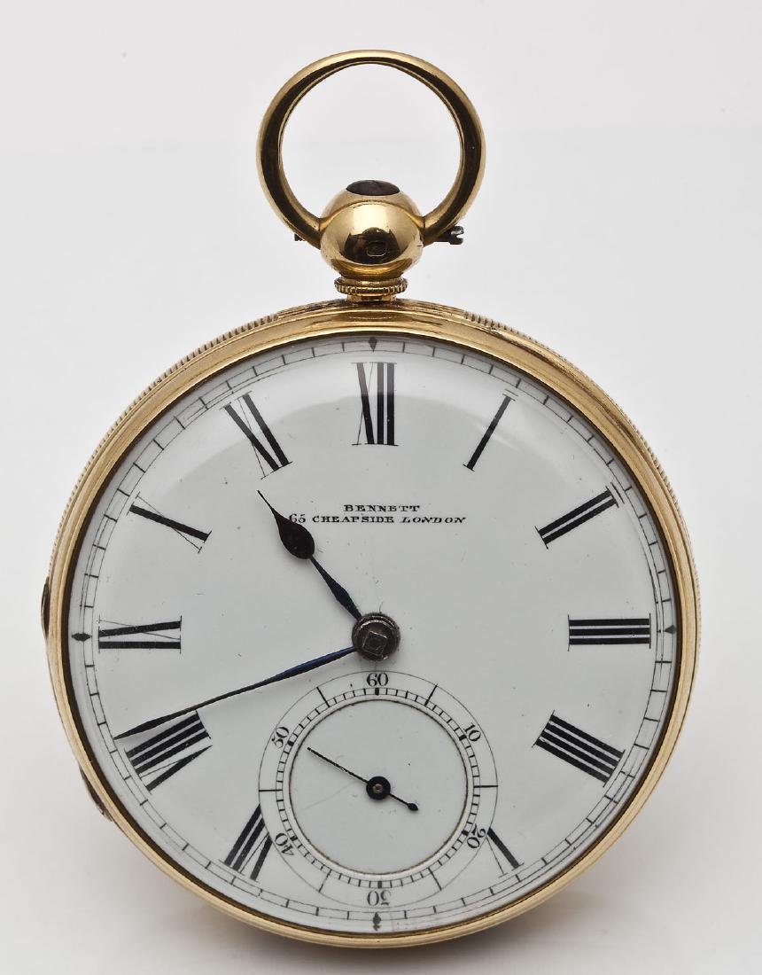 18K Bennett Crimean War Presentation Pocket Watch (1 of 7)