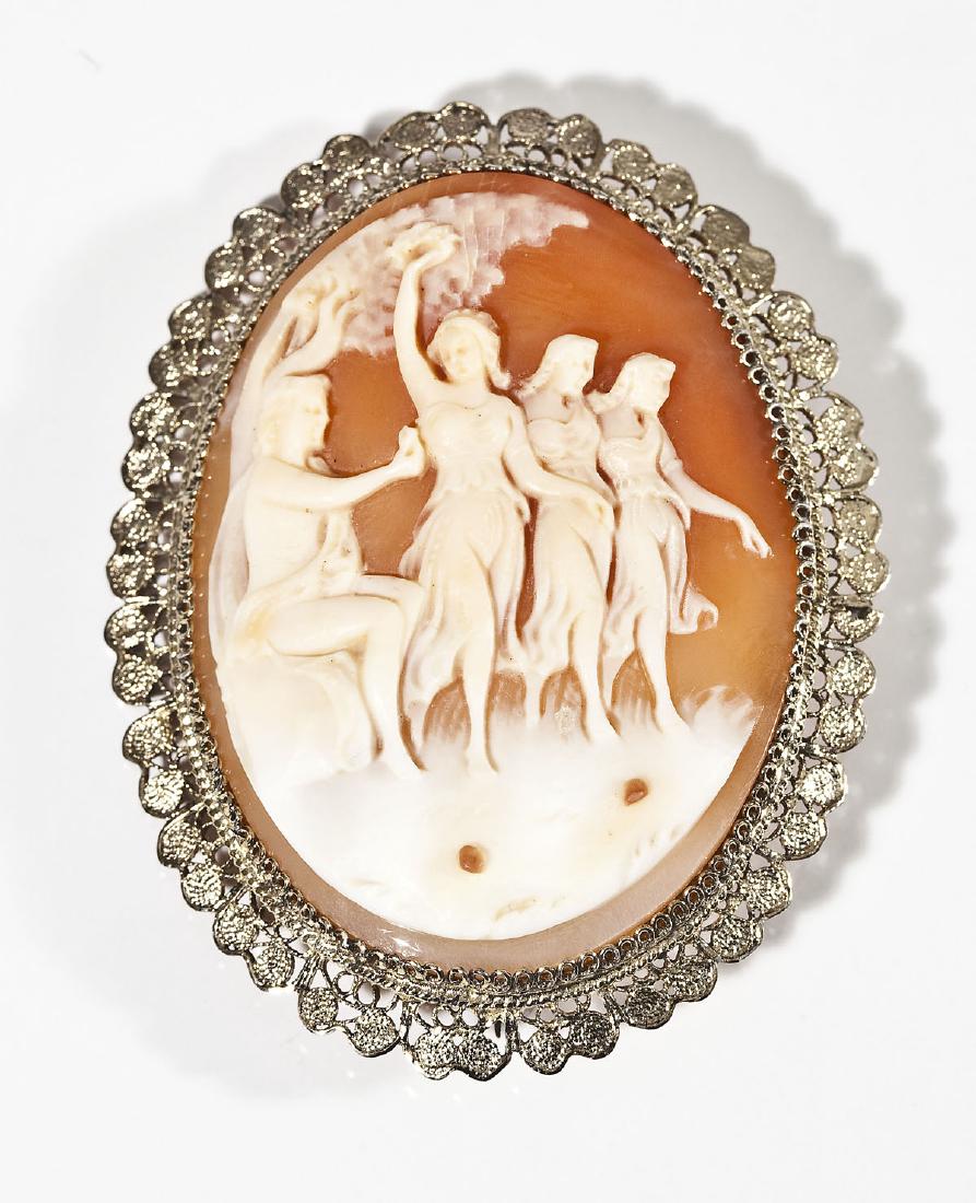 Antique Cameo Pin (1 of 2)