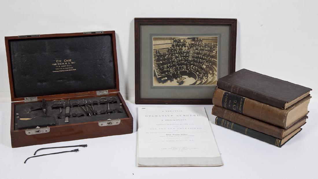 Ophthalmology Kit & Books of Dr. Charles Pancoast (1 of 16)