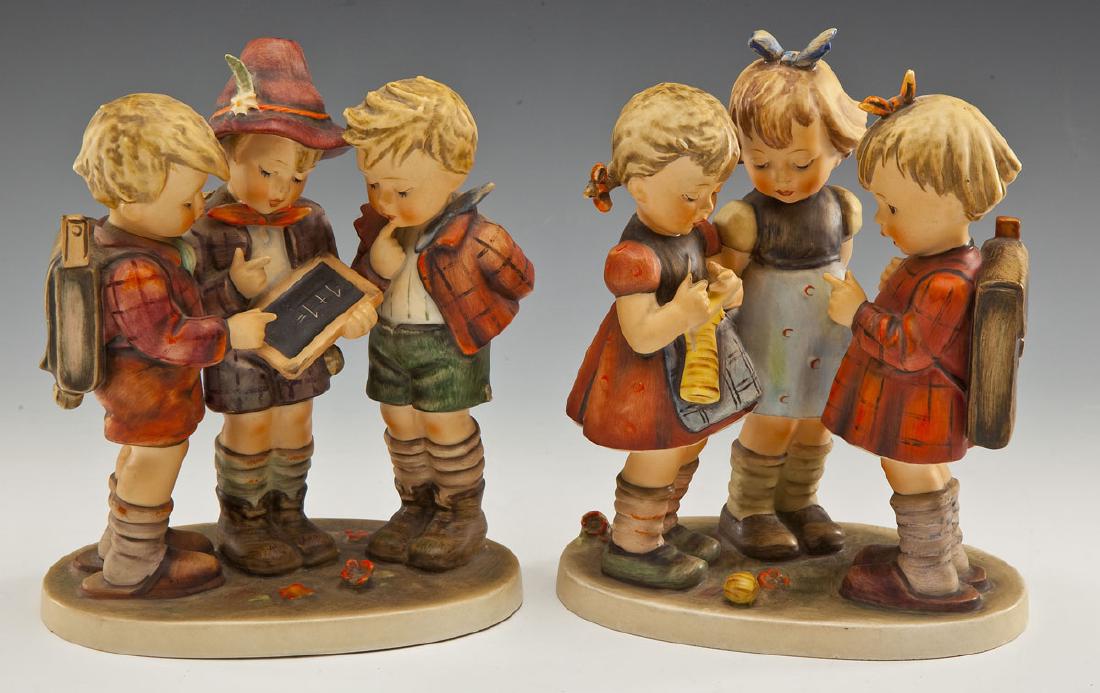 Two 7" School Hummel Figurines (1 of 3)