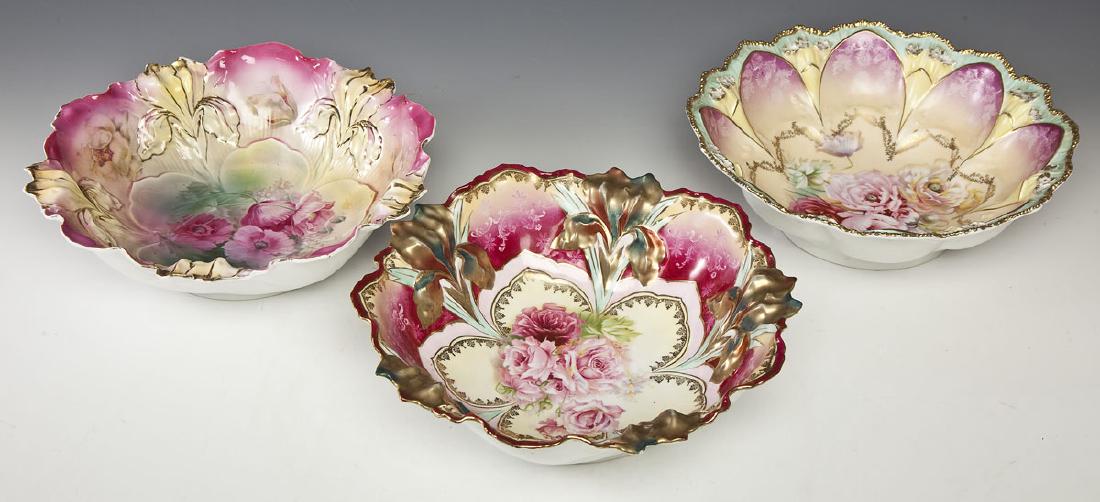 3 RS Prussia Porcelain Bowls (1 of 5)