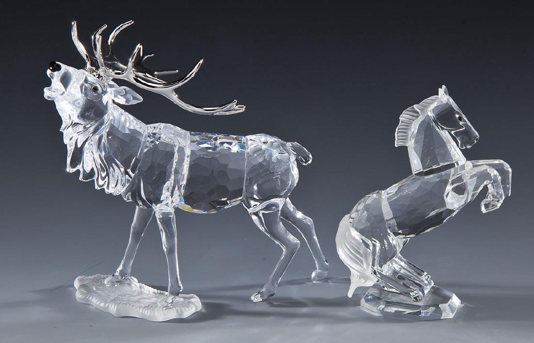 Swarovski Stag & White Stallion (1 of 2)