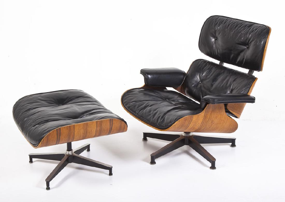 Eames for Herman Miller Lounge Chair & Ottoman (1 of 8)