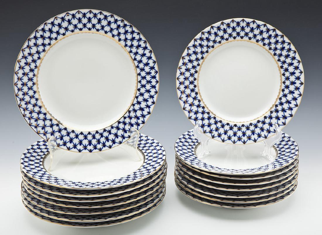 16 Lomonosov Cobalt Net Plates (1 of 3)