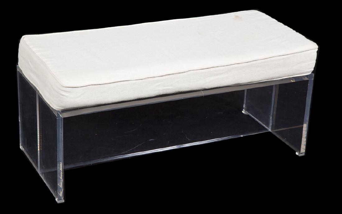Jeffrey Bigelow Lucite Bench (1 of 5)