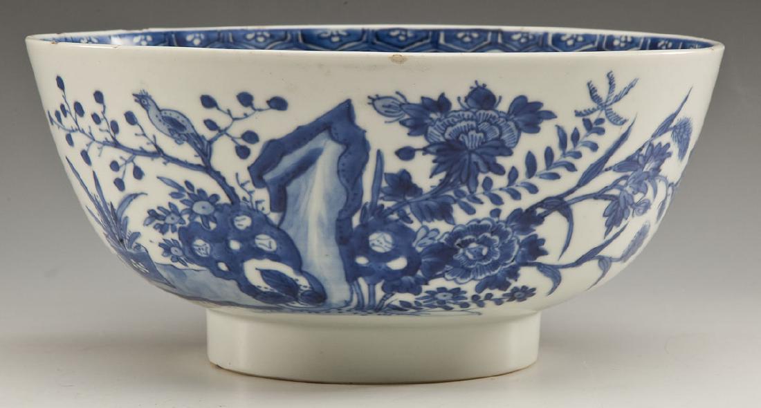 Qing Blue & White Porcelain Bird Bowl (1 of 8)