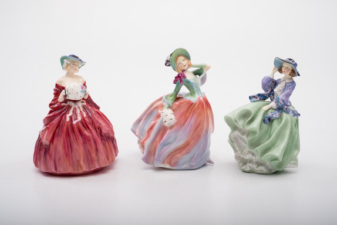 3 Royal Doulton Female Figures (1 of 7)
