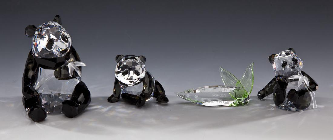 Swarovski Endangered Wildlife Panda Set (1 of 4)