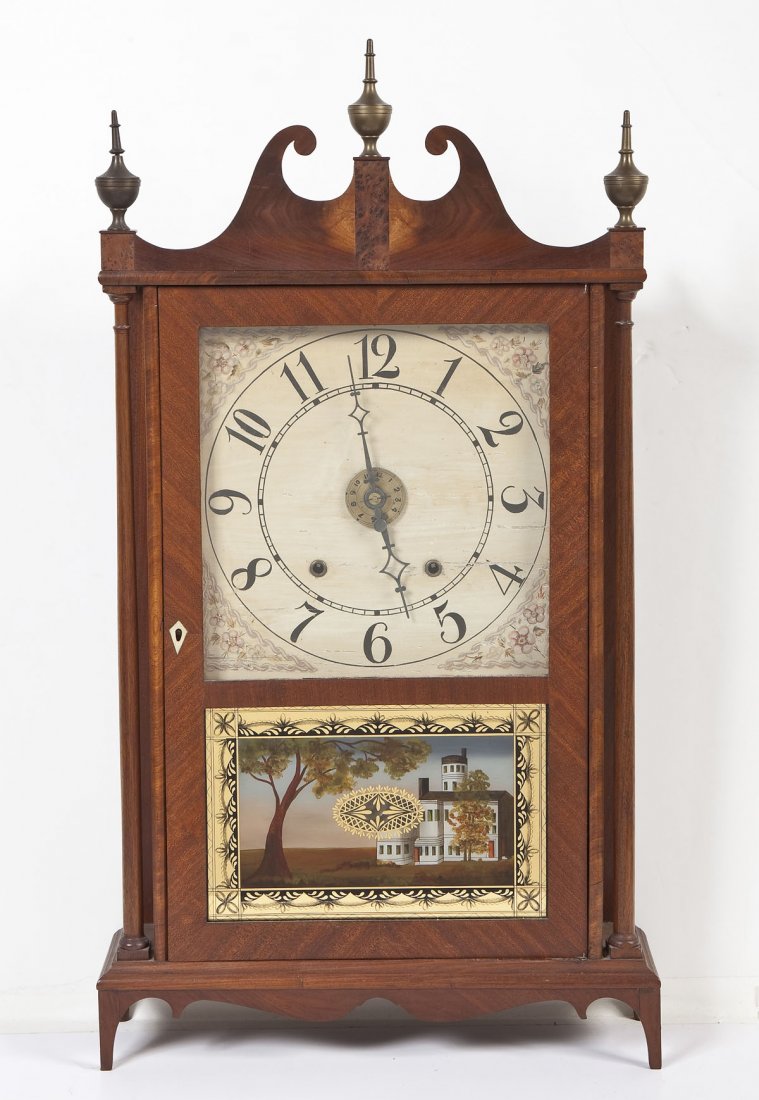 E. Terry & Sons Pillar & Scroll Clock (1 of 8)