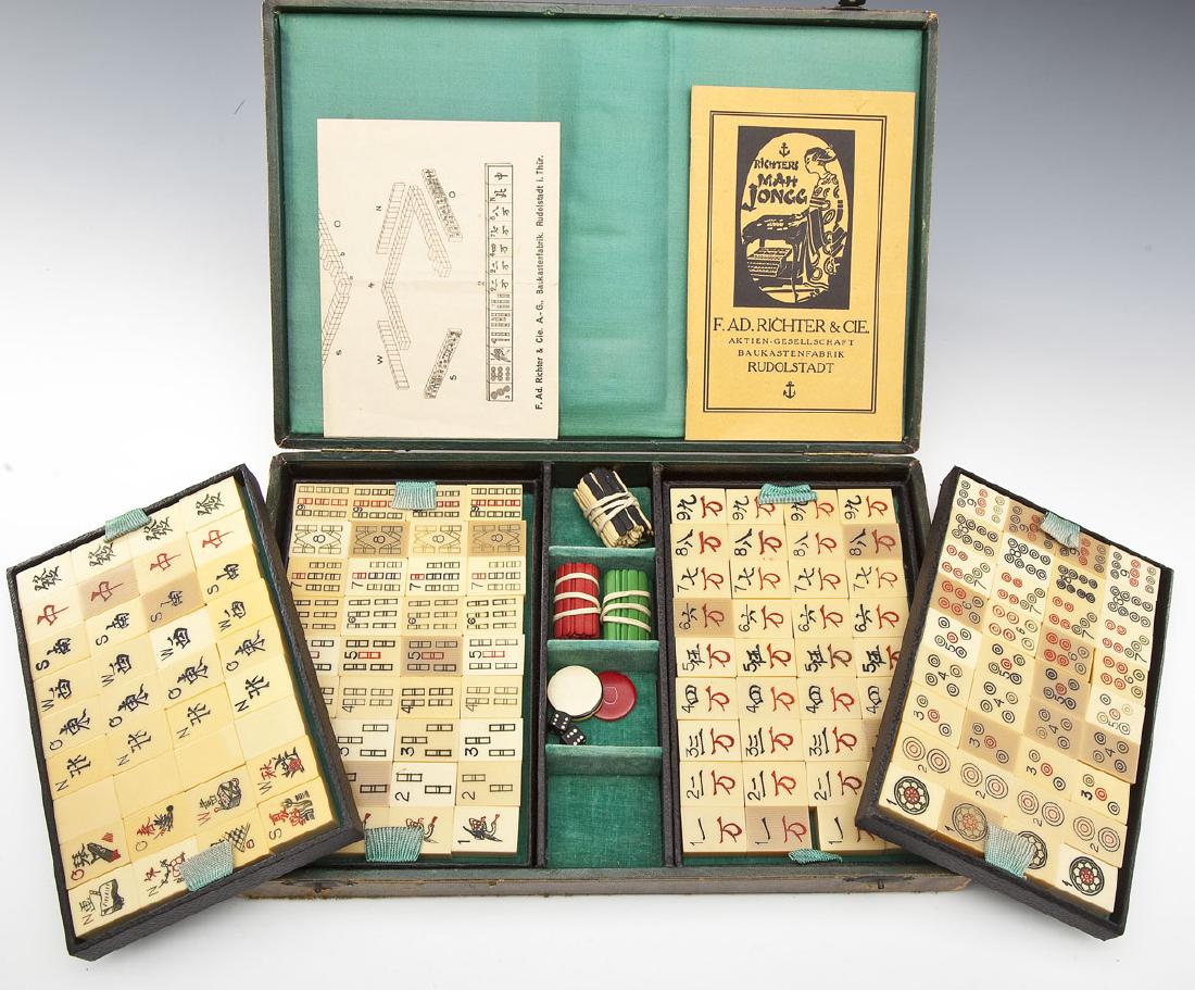 French Bakelite Mah Jongg Set by F. AD. Richter (1 of 5)