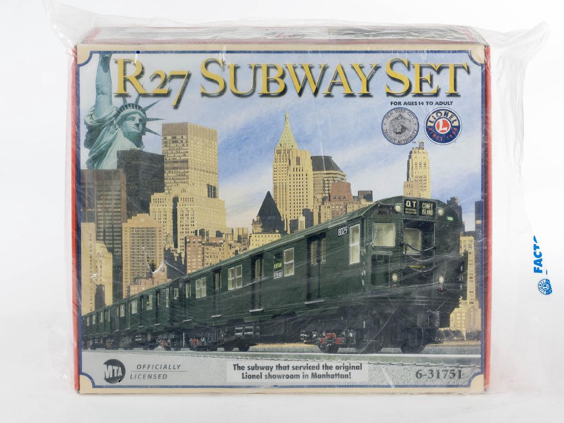 Lionel subway set top
