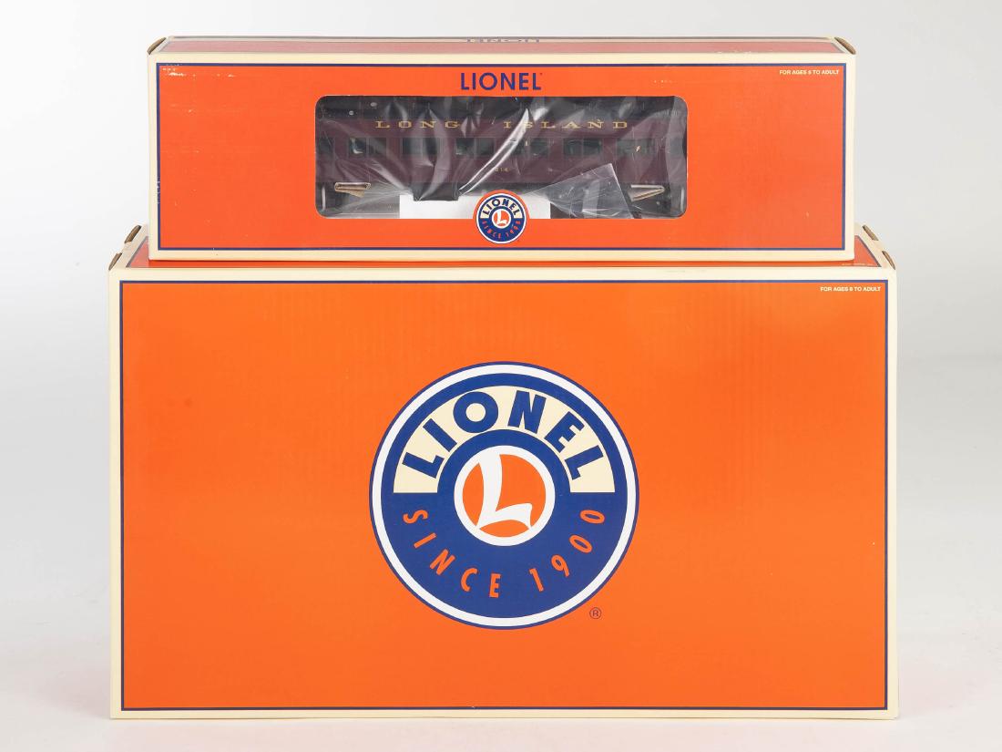 4 Lionel Long Island Coaches in OB incl. 3 Pack (1 of 2)