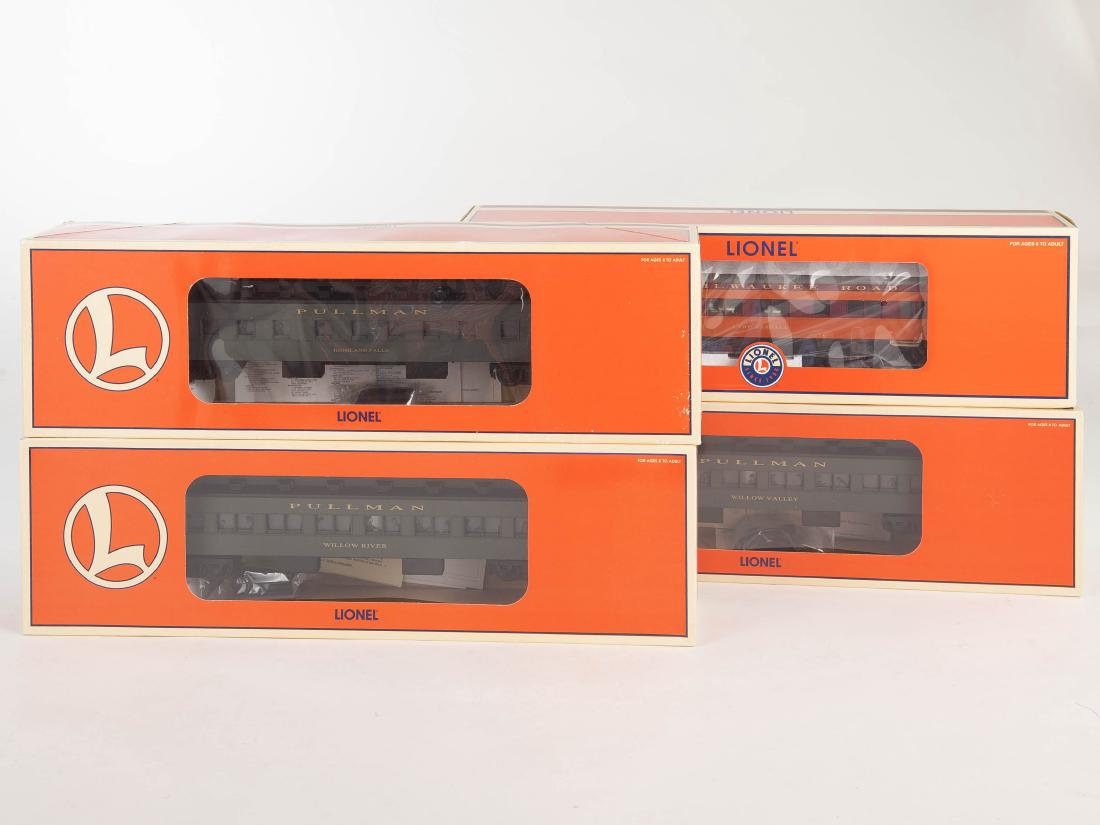 4 Lionel Heavyweight Cars in OBs (1 of 2)
