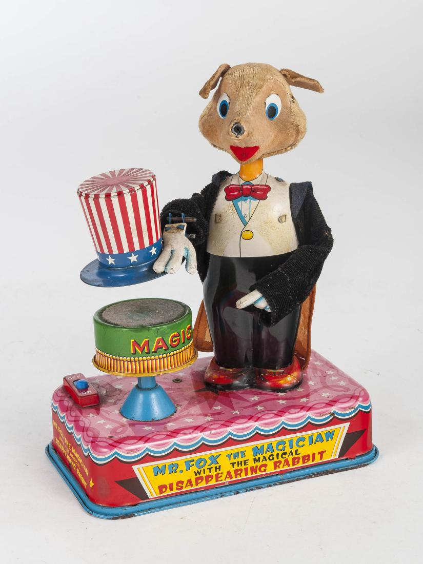 Gragstan Mr. Fox the Magician Battery Op Tin Toy (1 of 2)