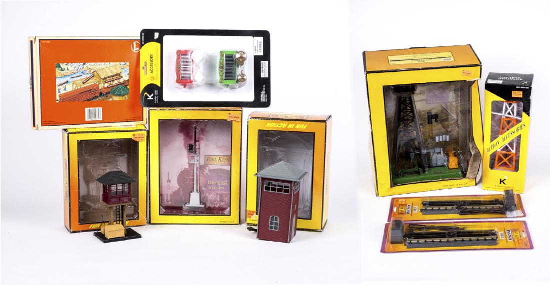 9 O Gauge Model Train Accessories