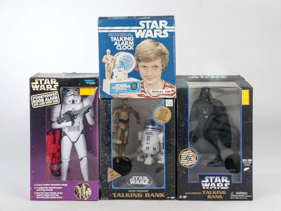 4 Star Wars Accessories incl. Banks & Clock (1 of 1)