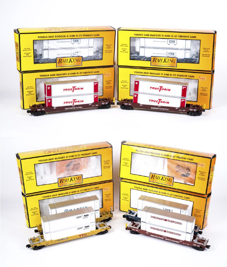 8 RailKing Husky Stack Cars (1 of 5)