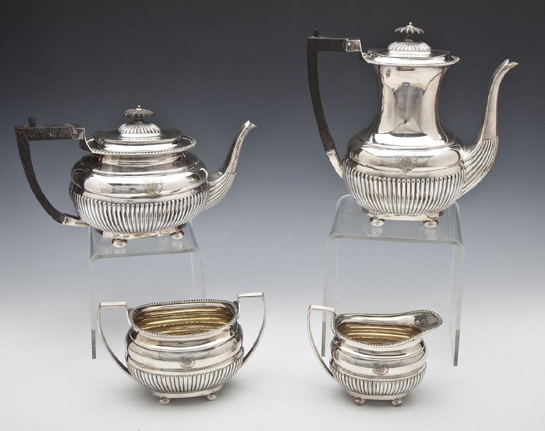 4 Pc Mappin & Webb Palatine Silverplate Tea Set (1 of 7)