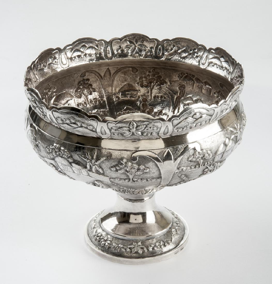 Indian Sterling Silver Footed Compote (1 of 3)