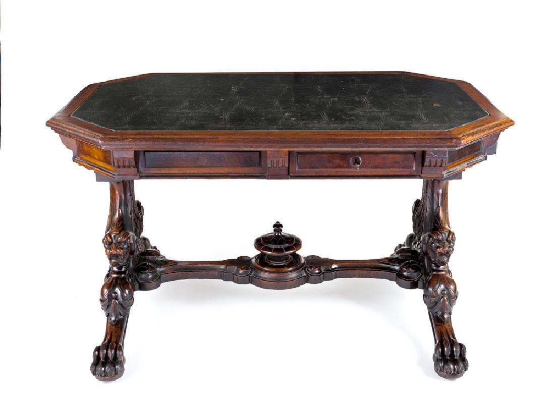 Partners Library Table Bennett Mansion (1 of 5)