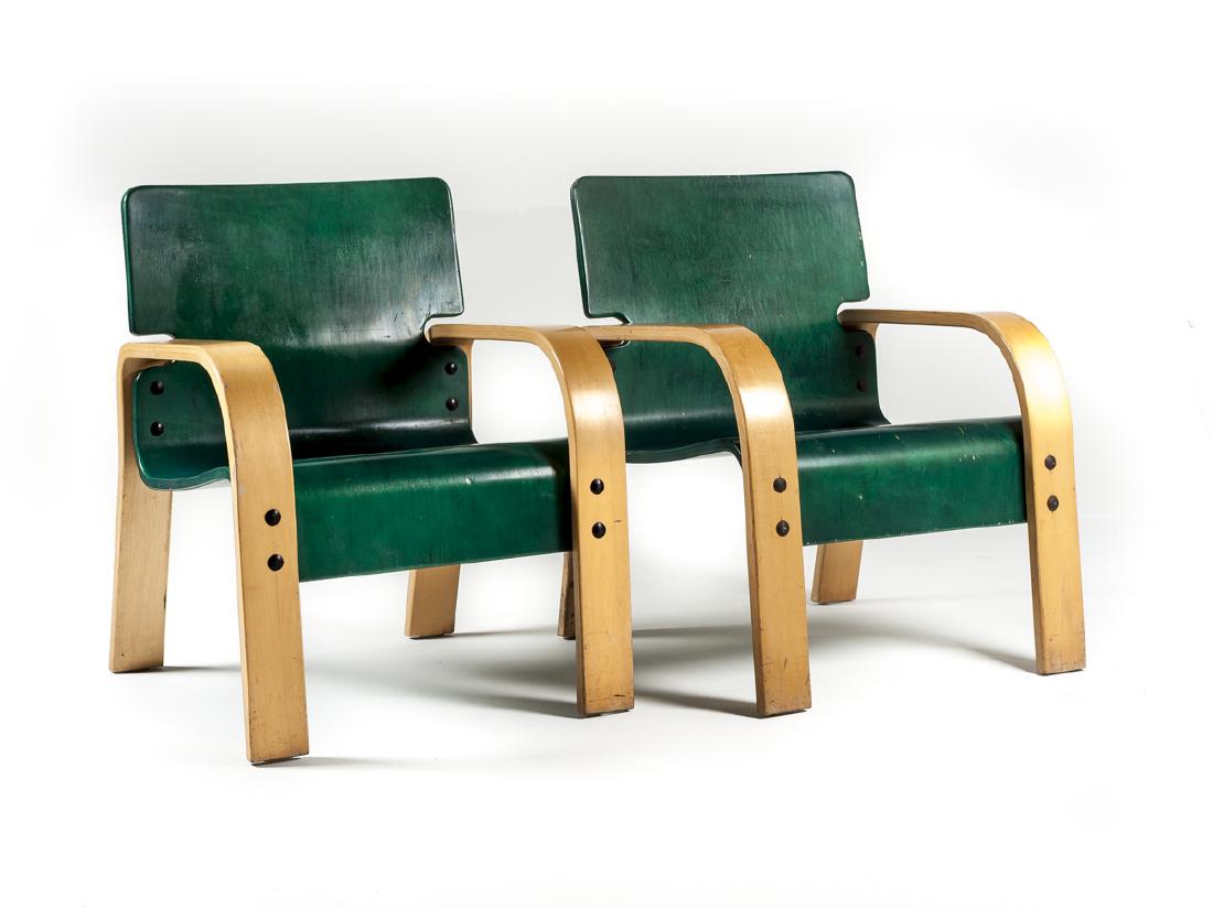 Pair of Mid-Century Modern Bentwood Chairs (1 of 6)