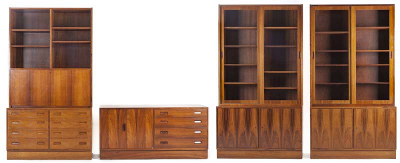 Mid-Century Hundevad Rosewood Bookcase Cabinet (1 of 9)