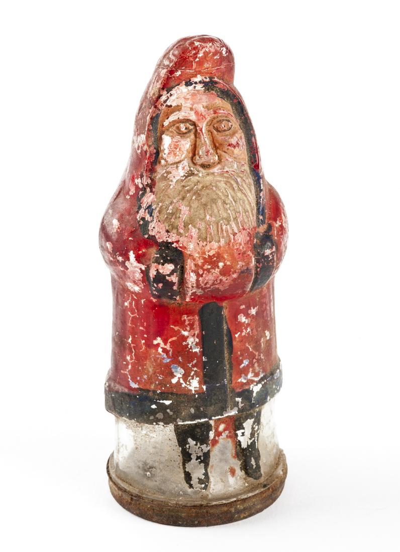 Glass Santa Candy Container (1 of 5)