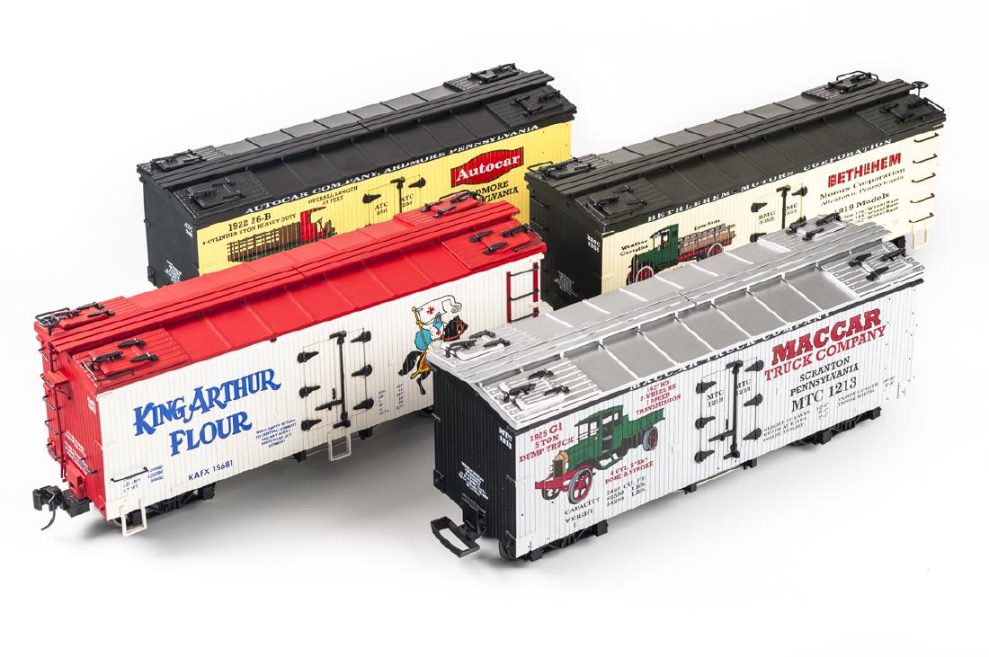 4 U.S.A. Trains Refrigerator Cars (1 of 2)