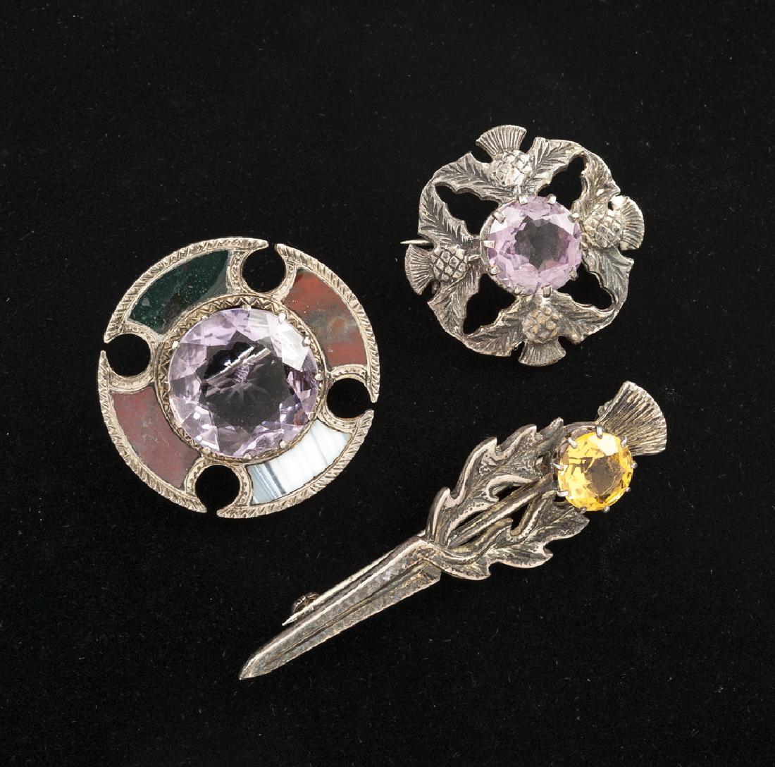 3 Sterling Scottish Pins (1 of 2)