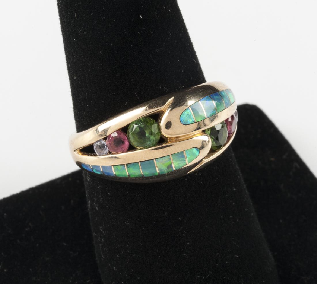 Kabana 14K Opal Multi-Gem Ring (1 of 1)
