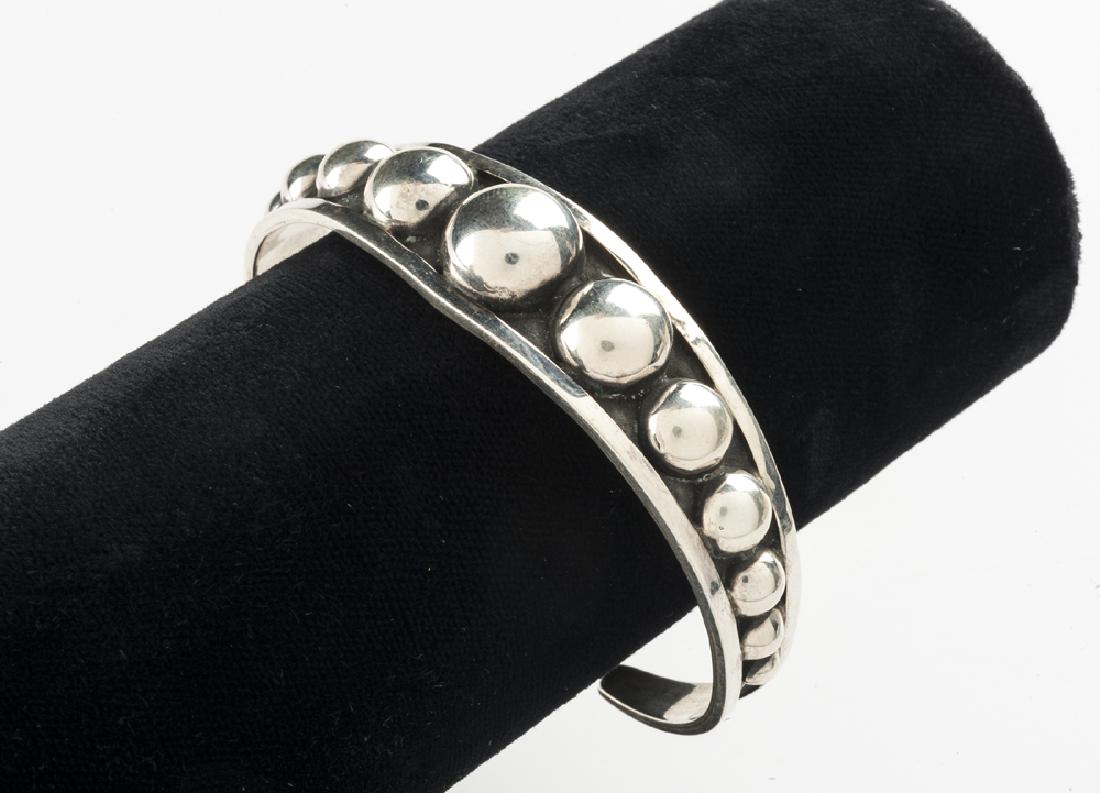 Mexican Sterling Cuff Bracelet (1 of 1)