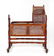 Wm. Smee Victorian Wood & Cane Crib - 2