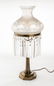 Sunumbra Lamp with Cut Glass Shade