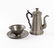 3 Pcs Pewter Incl Coffee Pot
