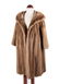 Muscalus 3/4 Sleeve Mink Fur Coat