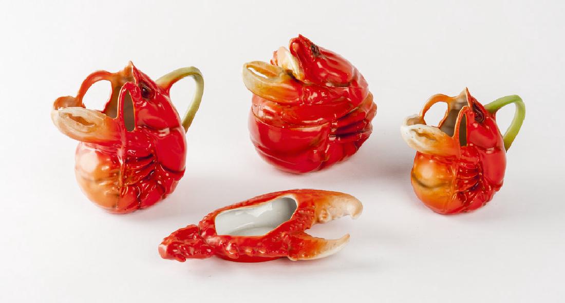 4 Royal Bayreuth Lobster Serving Pieces (1 of 3)