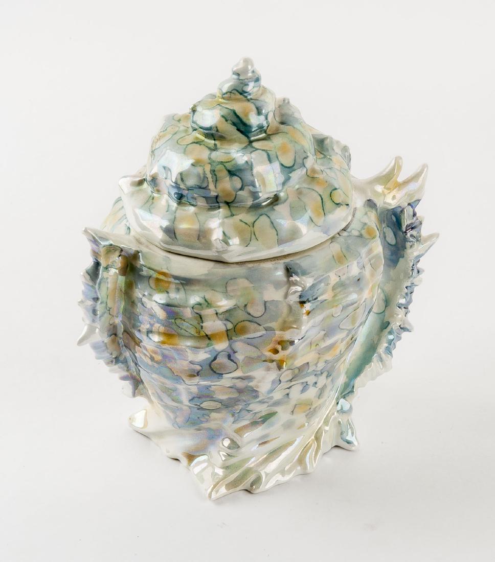 Royal Bayreuth Conch Shell Biscuit Jar (1 of 2)