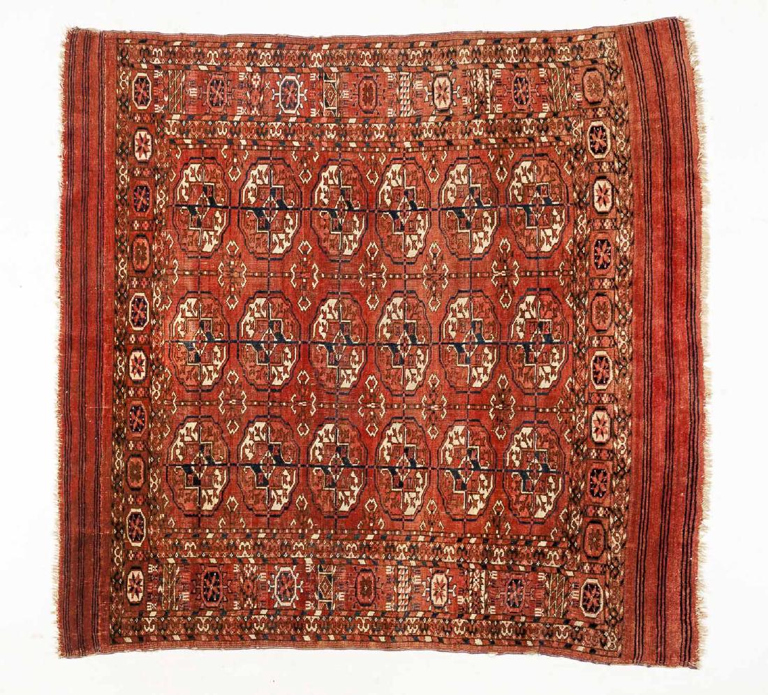 Semi-Antique Turkoman Area Rug (1 of 5)
